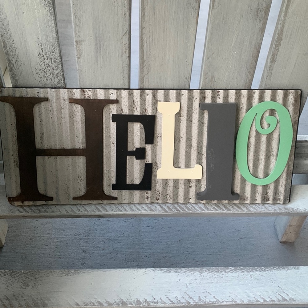 Hobby Lobby “Hello” Sign